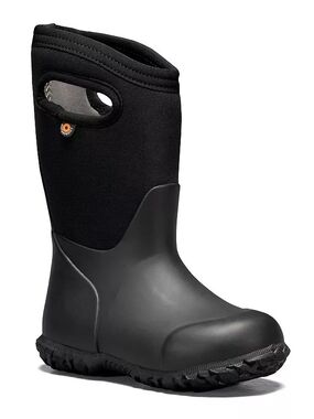 Bogs Kids York Black Rain/Snow Boots